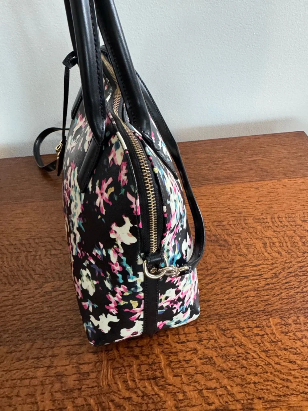 Kate Spade Brightwater Drive Small Rachelle Floral Satchel/Crossbody - EUC